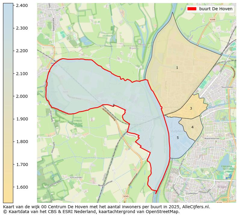 Afbeelding van de buurt De Hoven op de kaart.