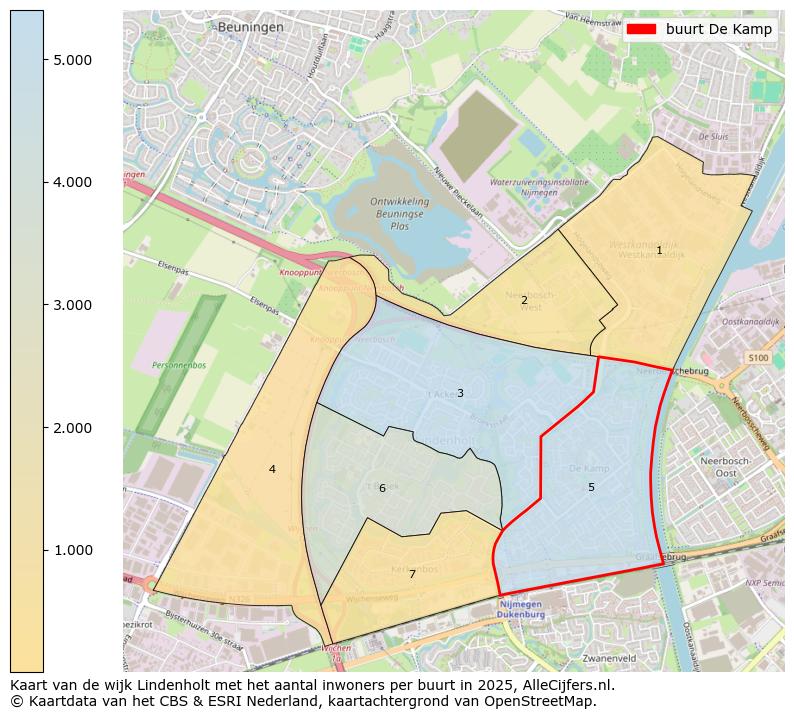 Afbeelding van de buurt De Kamp op de kaart.