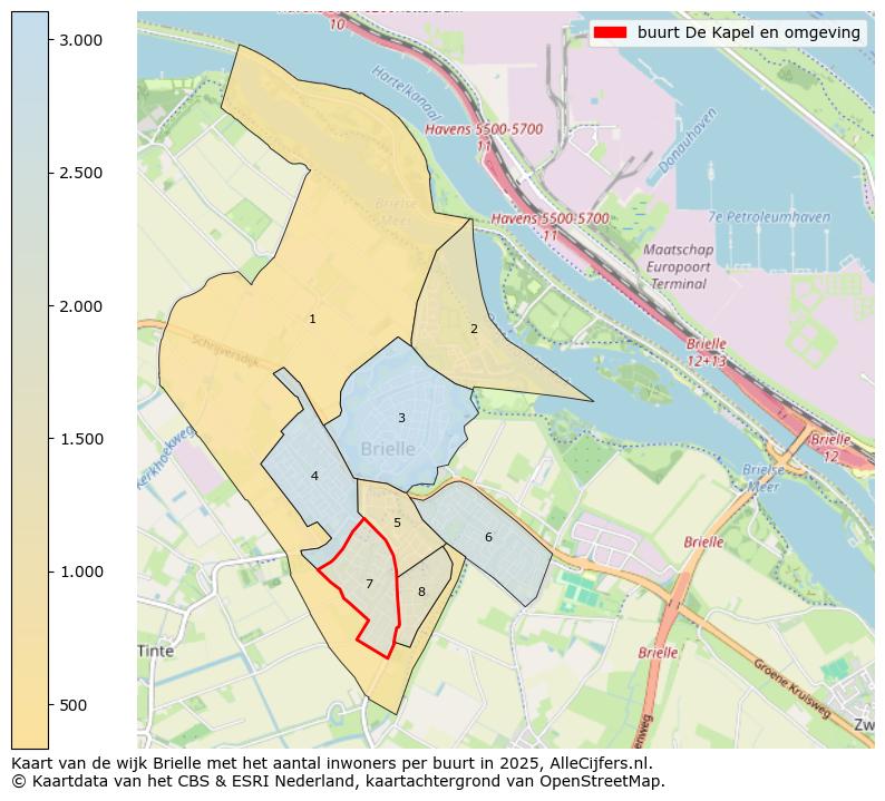 Afbeelding van de buurt De Kapel en omgeving op de kaart.