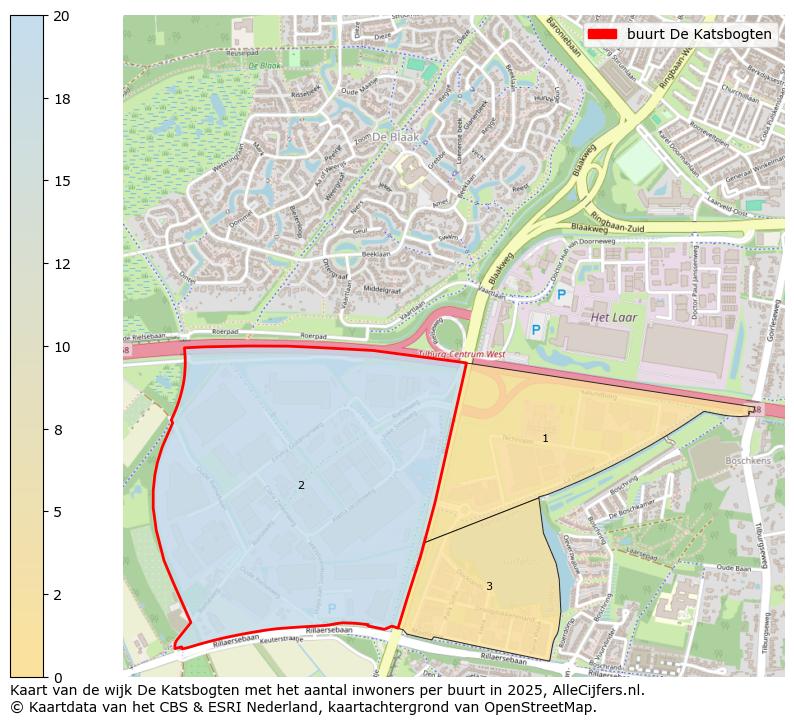 Afbeelding van de buurt De Katsbogten op de kaart.