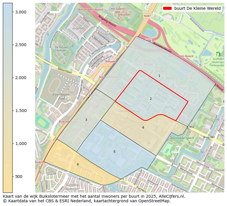 Afbeelding van de buurt De Kleine Wereld op de kaart.