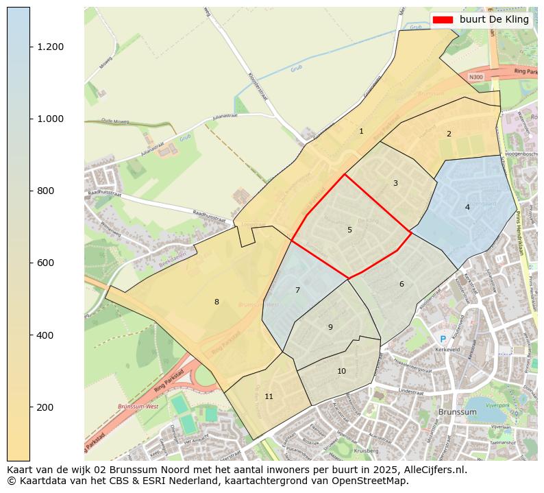 Afbeelding van de buurt De Kling op de kaart.