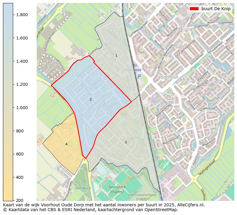 Afbeelding van de buurt De Knip op de kaart.