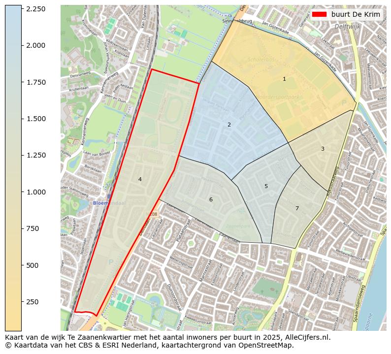 Afbeelding van de buurt De Krim op de kaart.