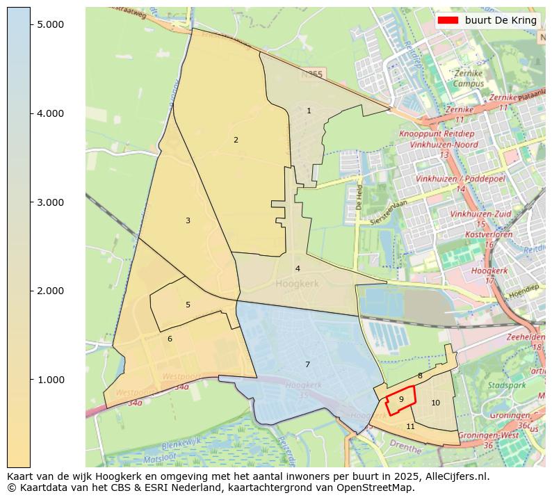 Afbeelding van de buurt De Kring op de kaart.