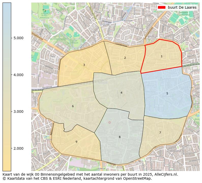 Afbeelding van de buurt De Laares op de kaart.