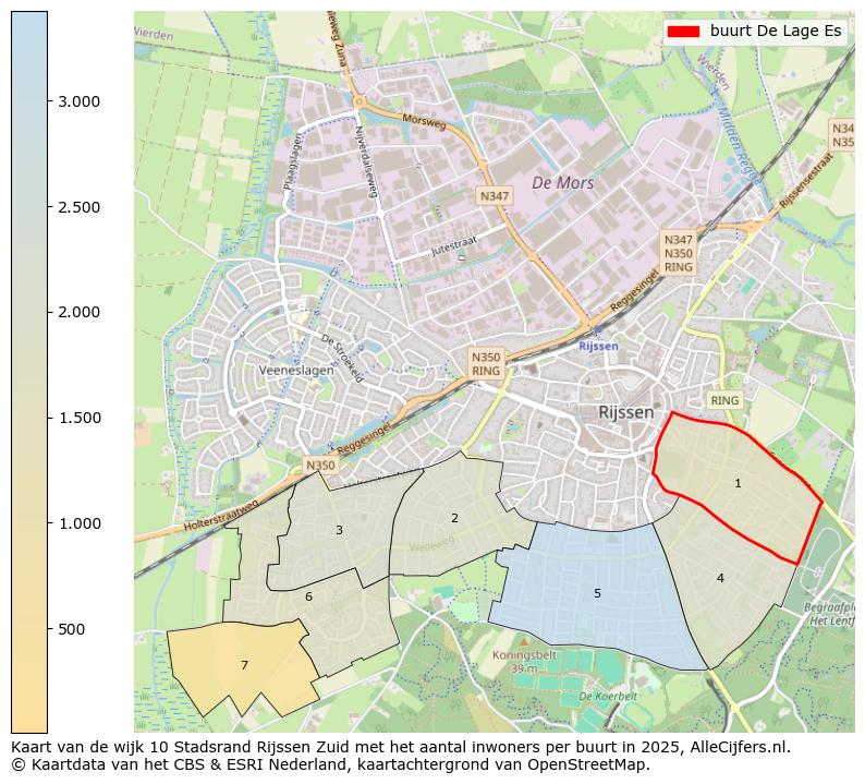 Afbeelding van de buurt De Lage Es op de kaart.