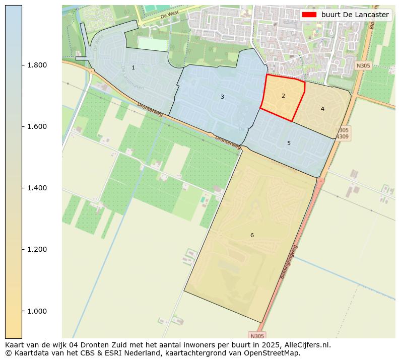 Afbeelding van de buurt De Lancaster op de kaart.