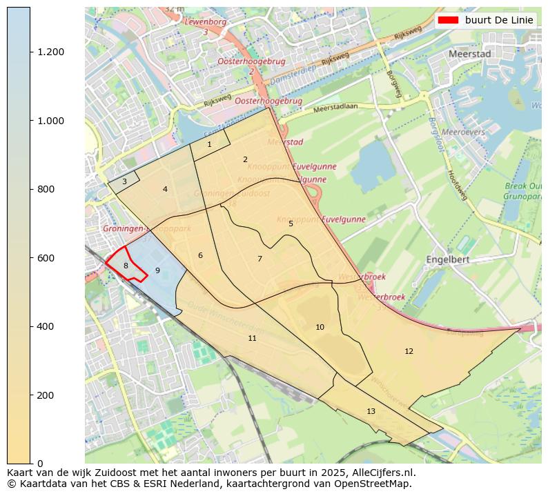 Afbeelding van de buurt De Linie op de kaart.