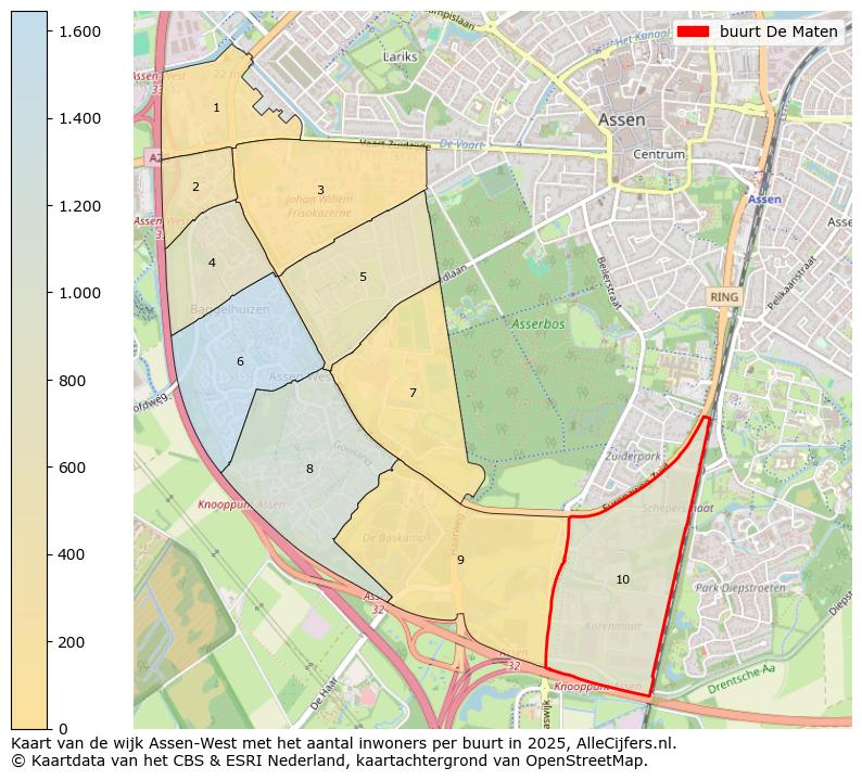 Afbeelding van de buurt De Maten op de kaart.