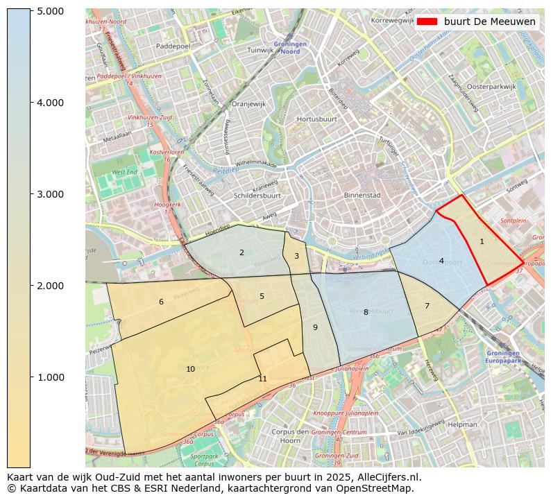 Afbeelding van de buurt De Meeuwen op de kaart.