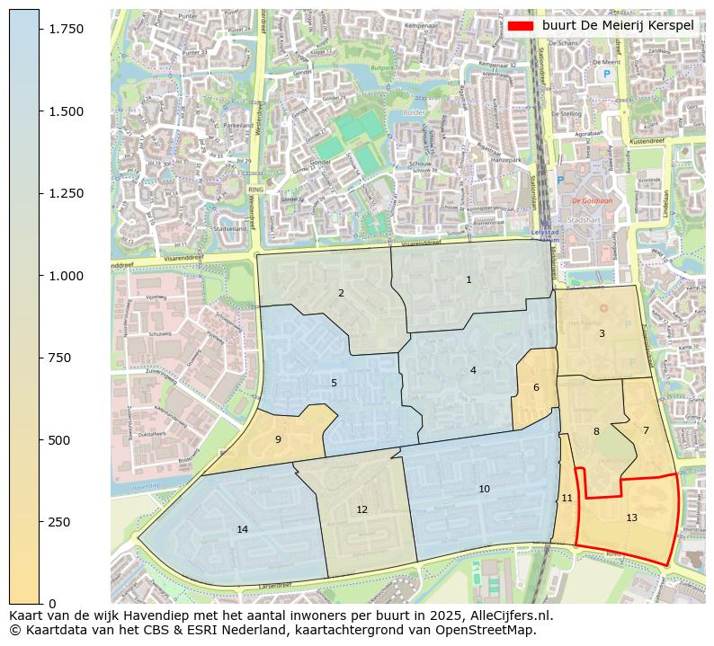 Afbeelding van de buurt De Meierij Kerspel op de kaart.