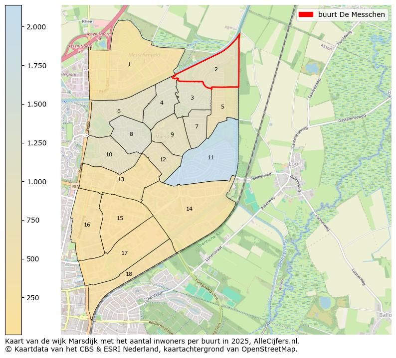 Afbeelding van de buurt De Messchen op de kaart.