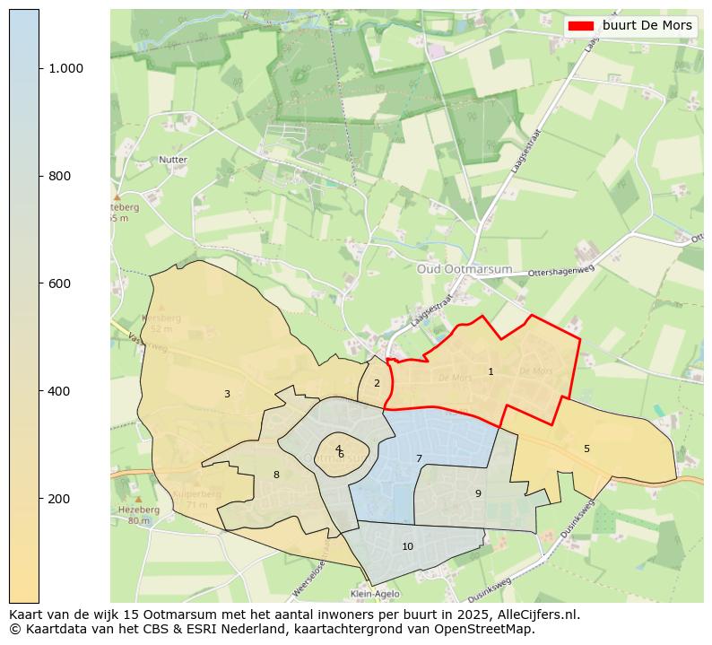 Afbeelding van de buurt De Mors op de kaart.
