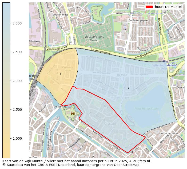 Afbeelding van de buurt De Muntel op de kaart.