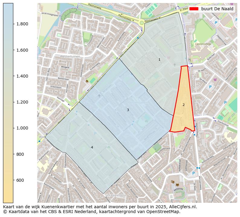 Afbeelding van de buurt De Naald op de kaart.