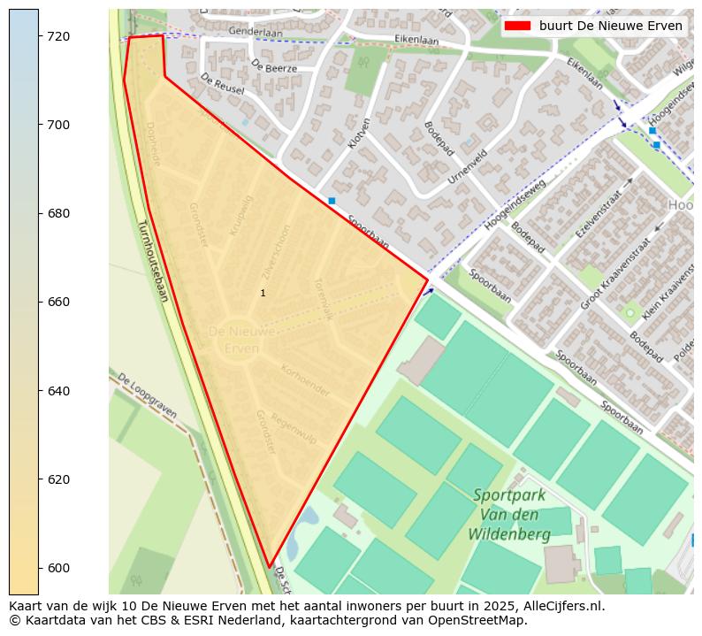 Afbeelding van de buurt De Nieuwe Erven op de kaart.