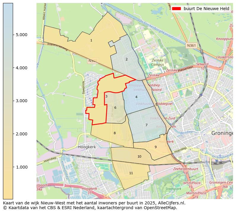 Afbeelding van de buurt De Nieuwe Held op de kaart.