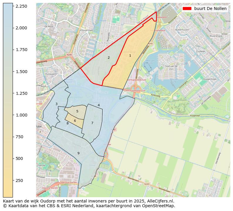 Afbeelding van de buurt De Nollen op de kaart.