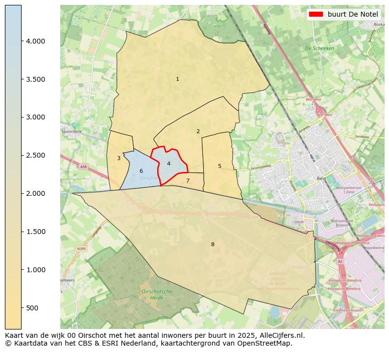 Afbeelding van de buurt De Notel op de kaart.