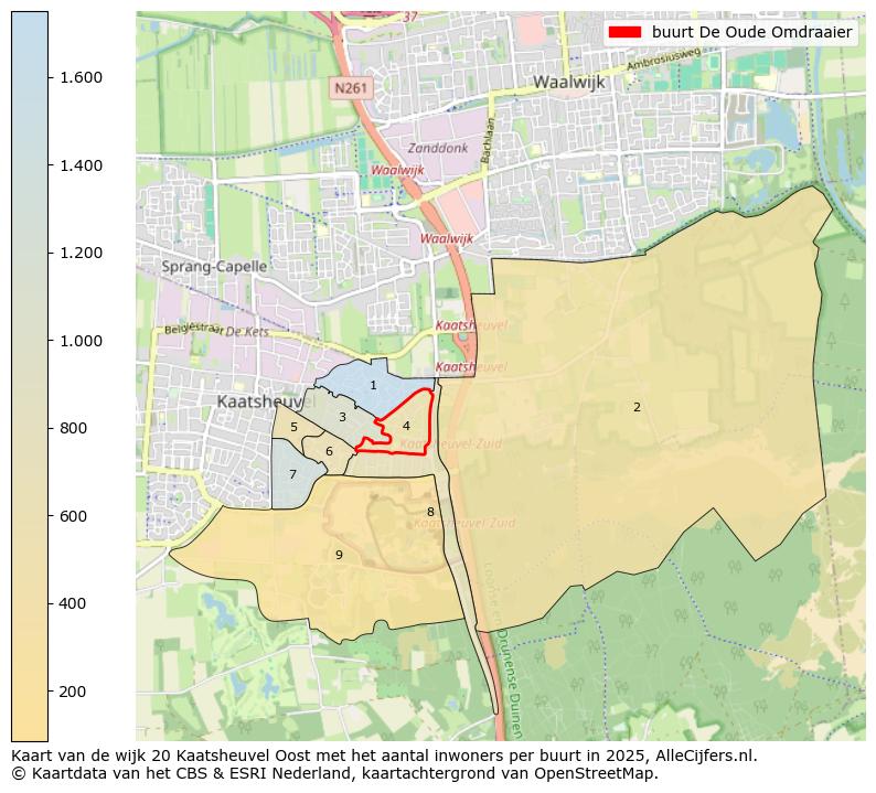 Afbeelding van de buurt De Oude Omdraaier op de kaart.