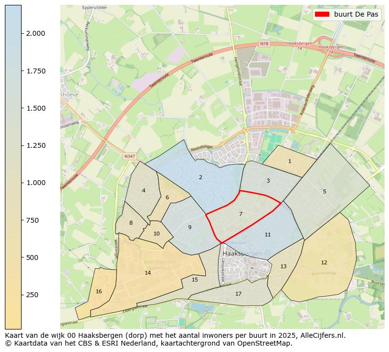 Afbeelding van de buurt De Pas op de kaart.