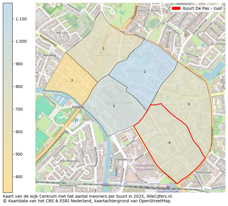 Afbeelding van de buurt De Pas - zuid op de kaart.