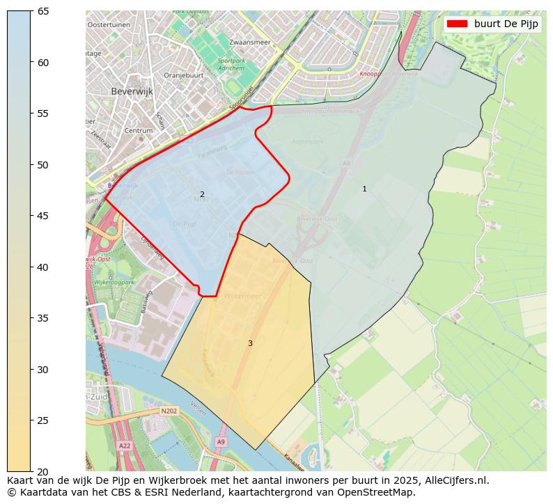 Afbeelding van de buurt De Pijp op de kaart.