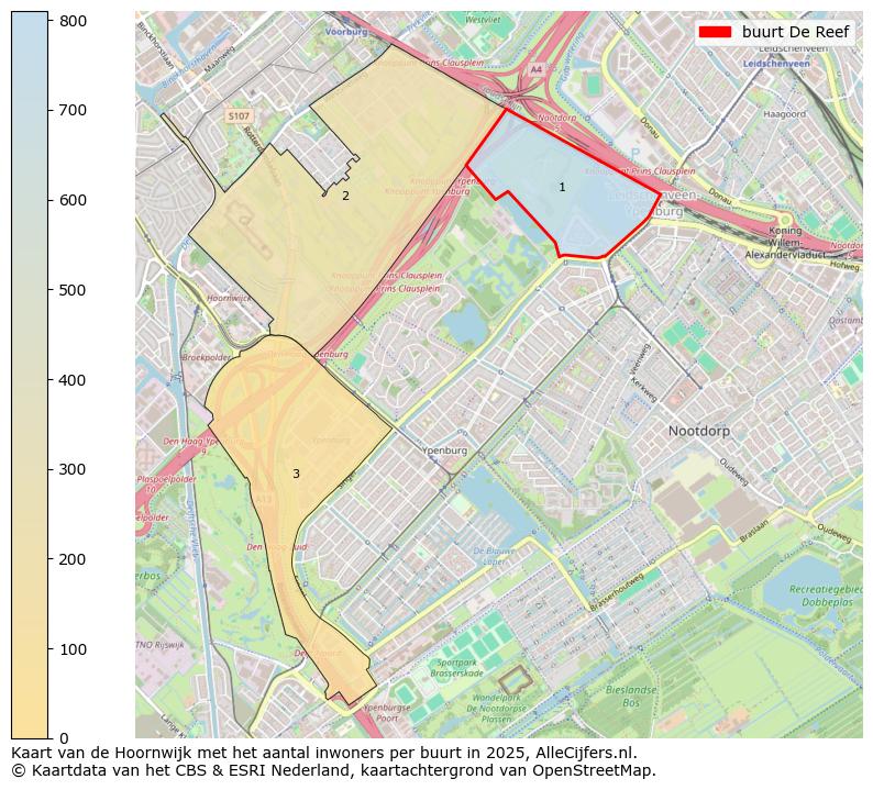 Afbeelding van de buurt De Reef op de kaart.