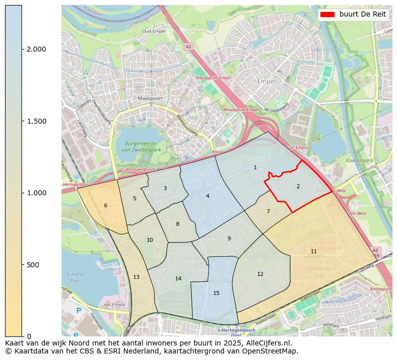 Afbeelding van de buurt De Reit op de kaart.