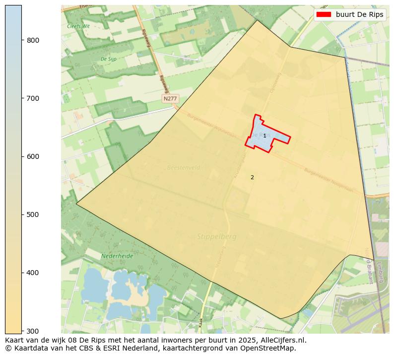Afbeelding van de buurt De Rips op de kaart.