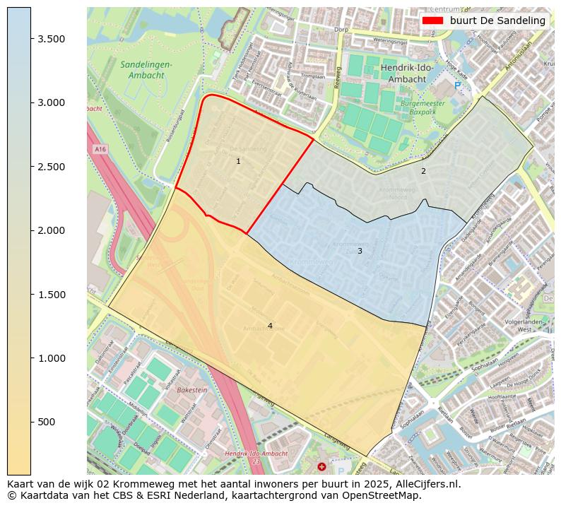 Afbeelding van de buurt De Sandeling op de kaart.