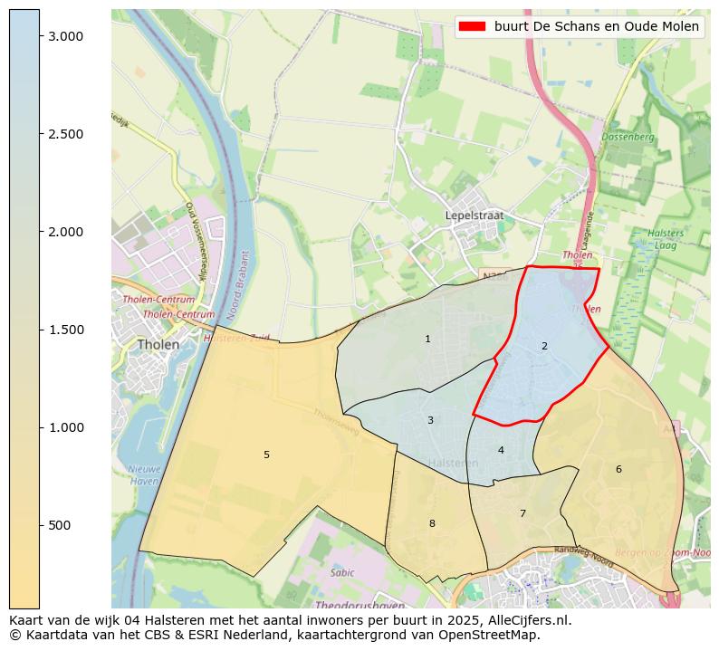 Afbeelding van de buurt De Schans en Oude Molen op de kaart.