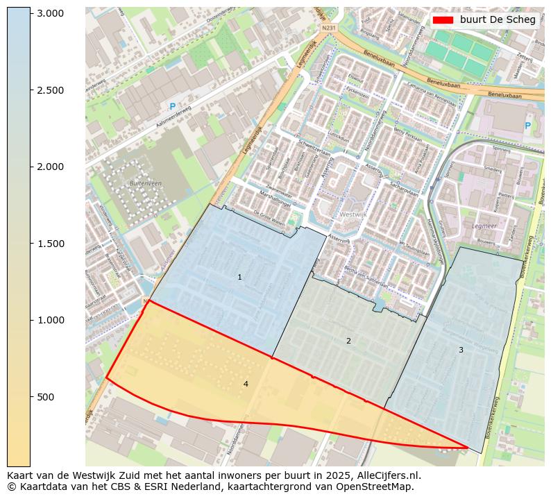 Afbeelding van de buurt De Scheg op de kaart.
