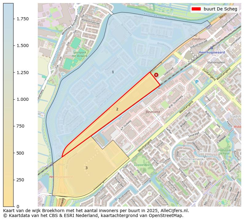 Afbeelding van de buurt De Scheg op de kaart.