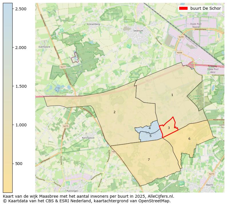 Afbeelding van de buurt De Schor op de kaart.