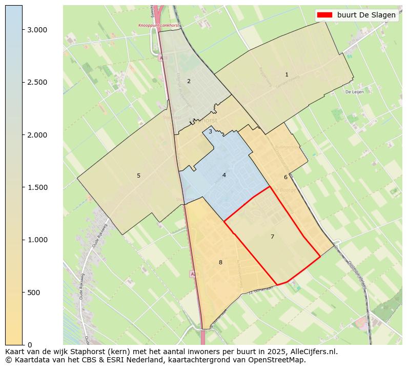 Afbeelding van de buurt De Slagen op de kaart.