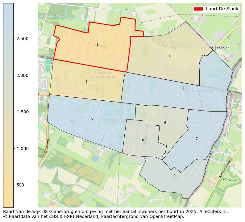 Afbeelding van de buurt De Slank op de kaart.