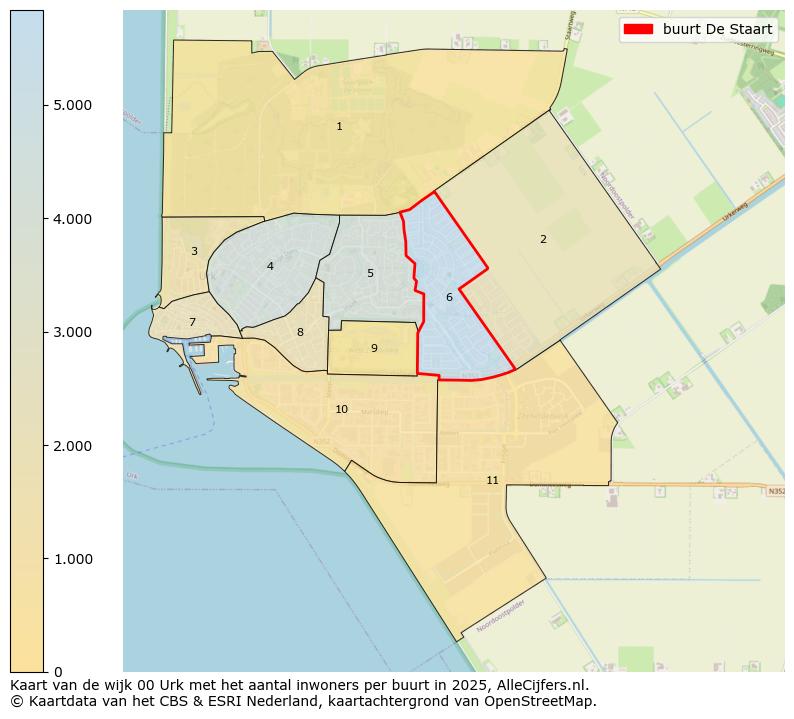 Afbeelding van de buurt De Staart op de kaart.