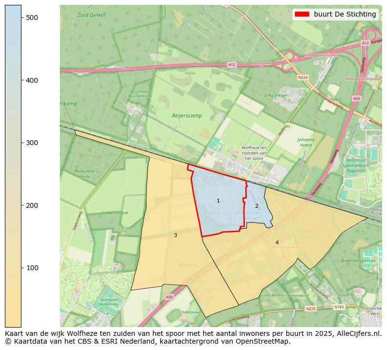 Afbeelding van de buurt De Stichting op de kaart.