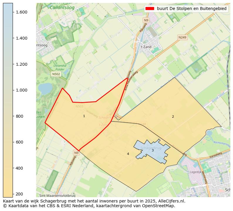 Afbeelding van de buurt De Stolpen en Buitengebied op de kaart.
