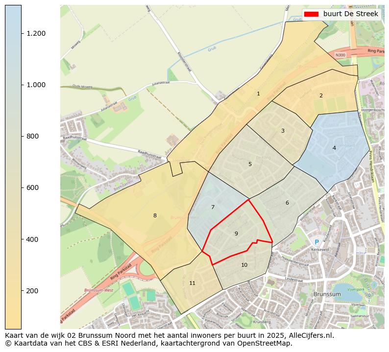 Afbeelding van de buurt De Streek op de kaart.