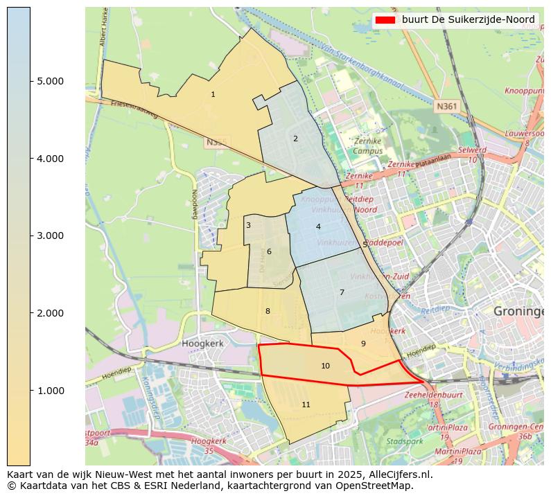 Afbeelding van de buurt De Suikerzijde-Noord op de kaart.