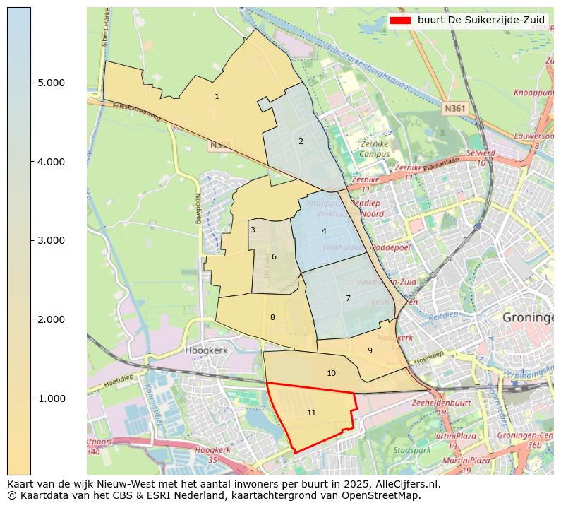 Afbeelding van de buurt De Suikerzijde-Zuid op de kaart.