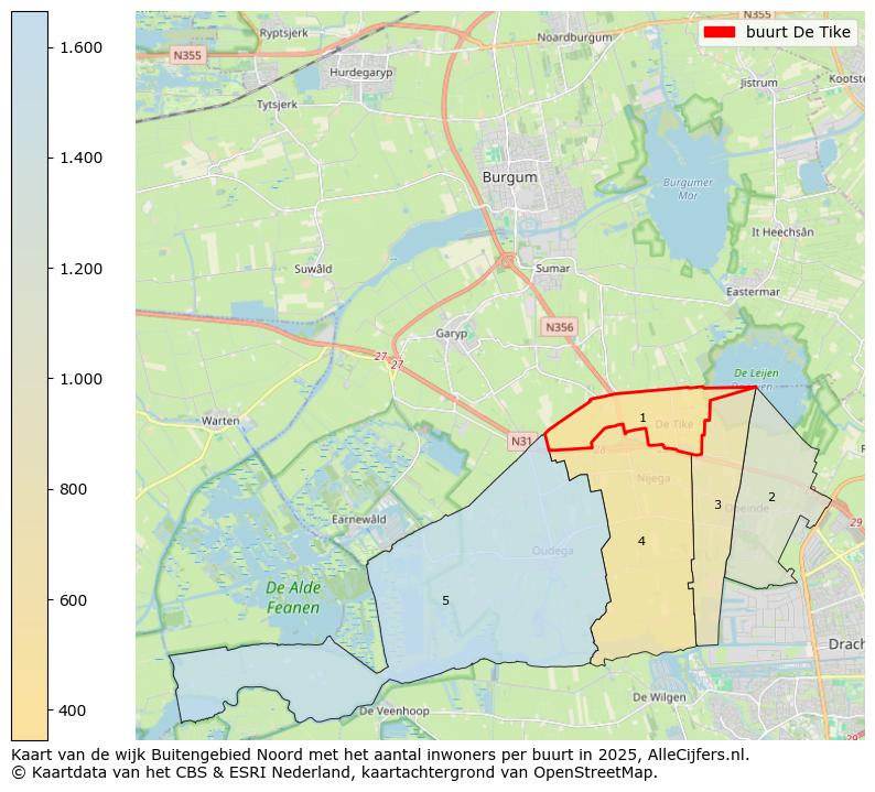 Afbeelding van de buurt De Tike op de kaart.