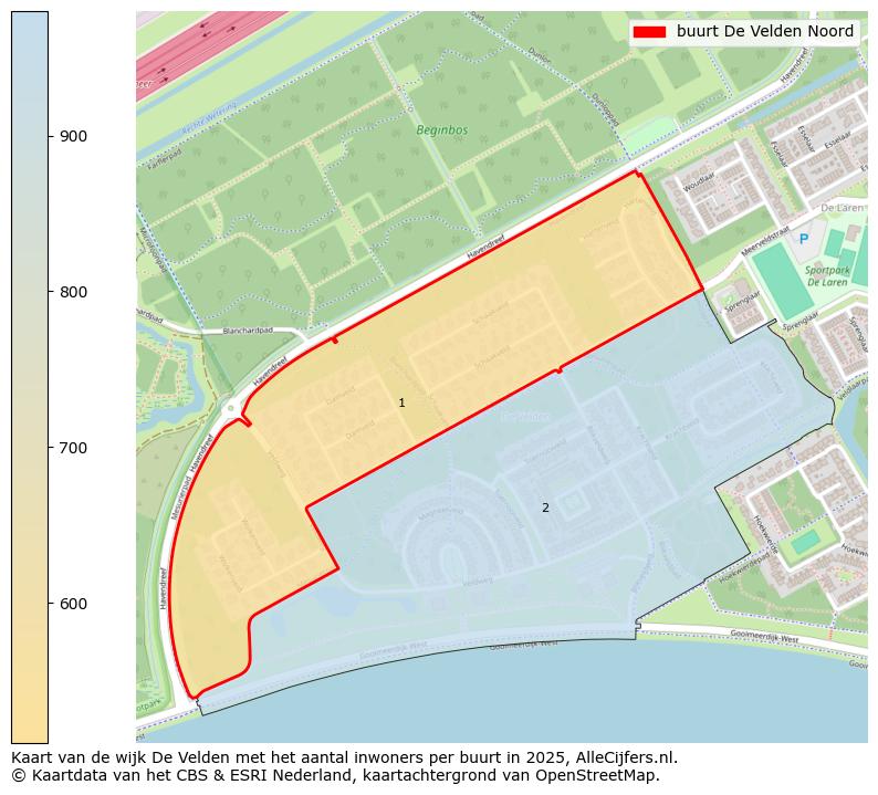 Afbeelding van de buurt De Velden Noord op de kaart.