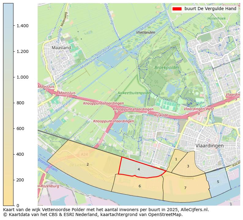 Afbeelding van de buurt De Vergulde Hand op de kaart.
