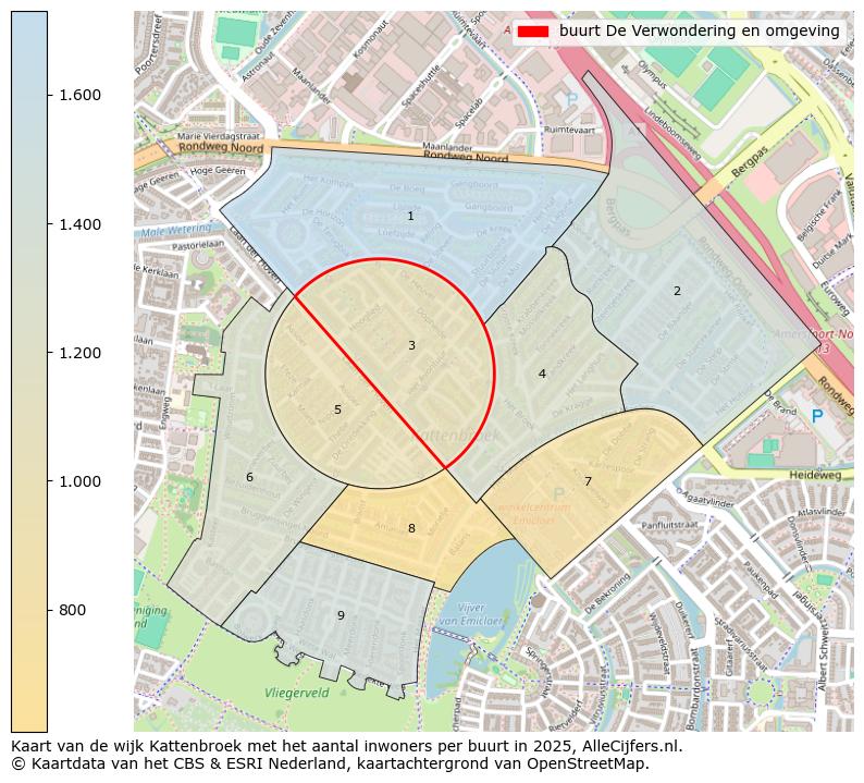 Afbeelding van de buurt De Verwondering en omgeving op de kaart.