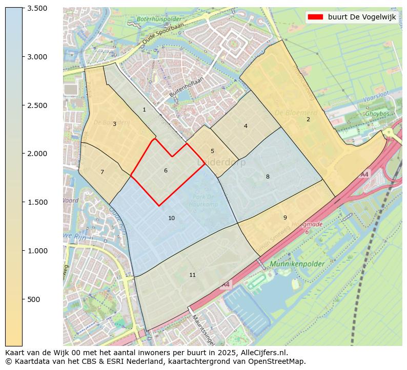 Afbeelding van de buurt De Vogelwijk op de kaart.