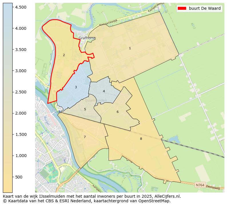 Afbeelding van de buurt De Waard op de kaart.